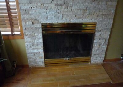 Tile Fireplace