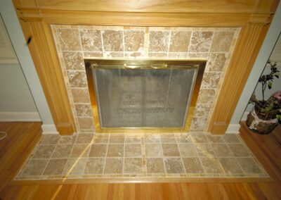 Tile Fireplace